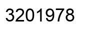 Number 3201978 black image