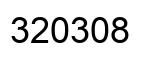 Número 320308 imagen negro