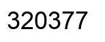 Número 320377 imagen negro