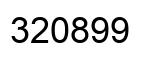 Número 320899 imagen negro