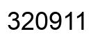 Number 320911 black image