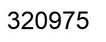 Número 320975 imagen negro