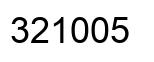Number 321005 black image