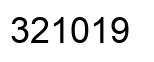 Número 321019 imagen negro
