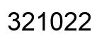Número 321022 imagen negro