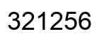 Número 321256 imagen negro