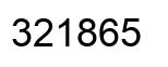 Número 321865 imagen negro
