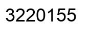Número 3220155 imagen negro