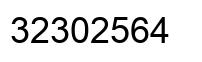 Número 32302564 imagen negro