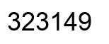 Número 323149 imagen negro