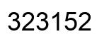Número 323152 imagen negro