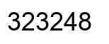 Number 323248 black image