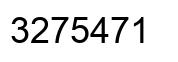 Number 3275471 black image