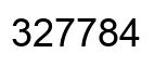Number 327784 black image