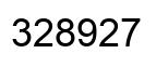 Número 328927 imagen negro