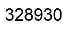 Número 328930 imagen negro