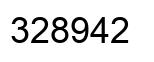 Número 328942 imagen negro