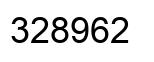 Número 328962 imagen negro