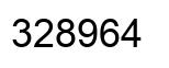 Número 328964 imagen negro