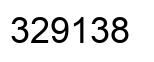 Número 329138 imagen negro