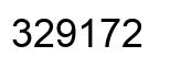Número 329172 imagen negro