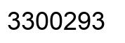 Número 3300293 imagen negro