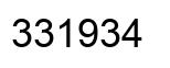 Número 331934 imagen negro