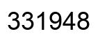 Número 331948 imagen negro