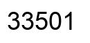Número 33501 imagen negro