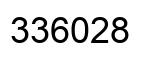 Número 336028 imagen negro