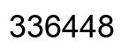 Number 336448 black image
