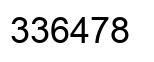Número 336478 imagen negro