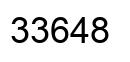Número 33648 imagen negro