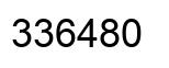 Número 336480 imagen negro