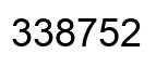 Número 338752 imagen negro