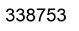 Número 338753 imagen negro