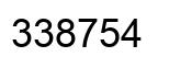 Número 338754 imagen negro