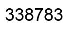 Number 338783 black image