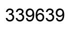 Número 339639 imagen negro