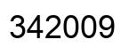 Número 342009 imagen negro