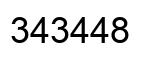 Número 343448 imagen negro