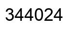 Número 344024 imagen negro