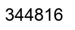 Número 344816 imagen negro