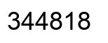Número 344818 imagen negro