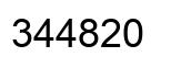 Número 344820 imagen negro