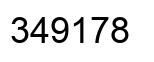 Número 349178 imagen negro