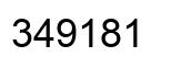 Número 349181 imagen negro