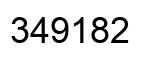 Número 349182 imagen negro