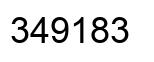 Número 349183 imagen negro