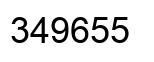 Número 349655 imagen negro